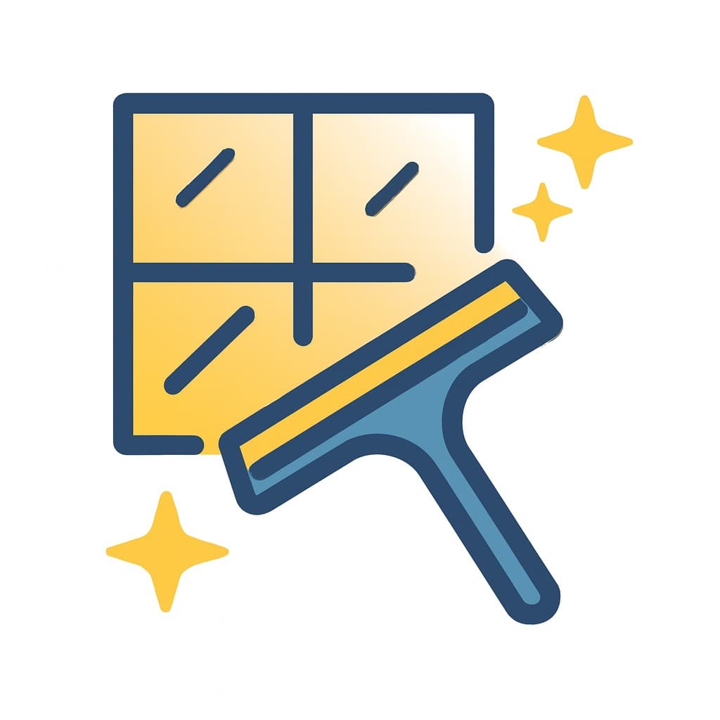 Ícone de limpeza de vidros