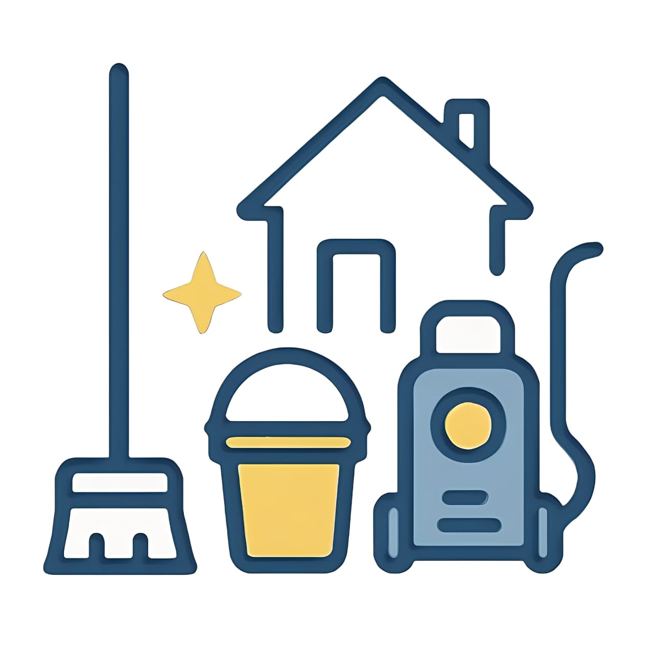 Ícone de limpeza pós-obra